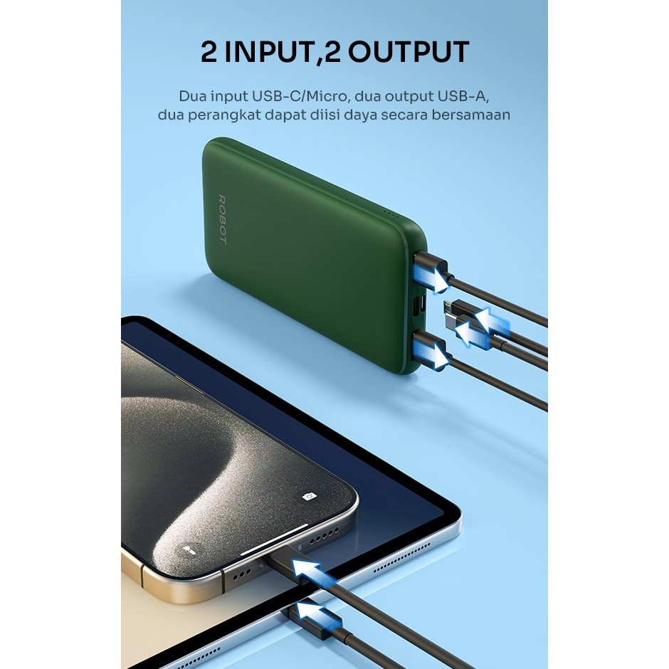 Powerbank Robot Rt180 10000 Mah