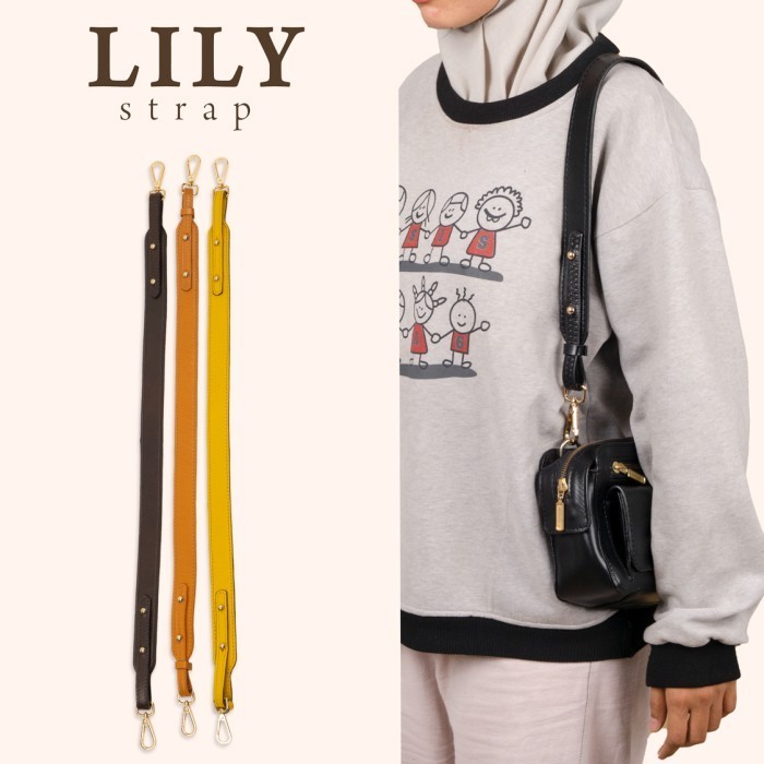 Lily Tali Tas Bahu Shoulder Bag Strap Lecari