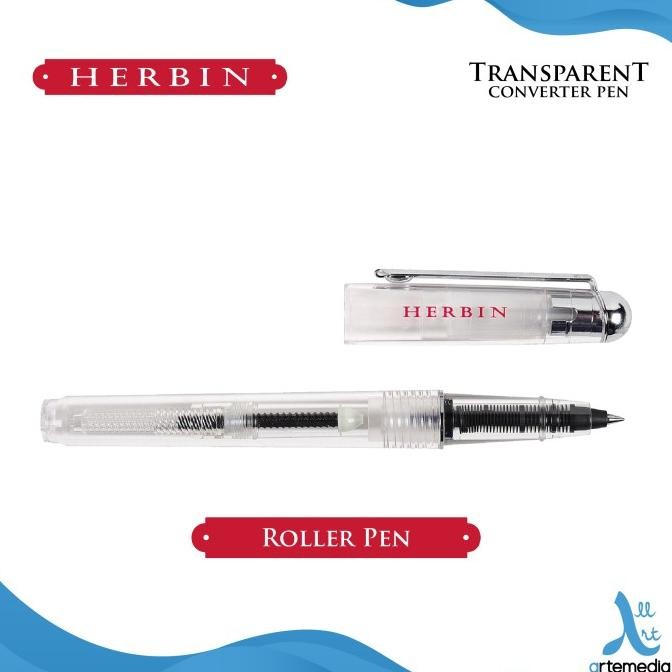 

MELAYANI FAKTUR PAJAK! Pulpen Isi Ulang Herbin Transparent Converter Pen Roller Fountain Pen
