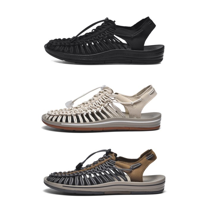 Sepatu Sandal Pria Tali Rajut Import