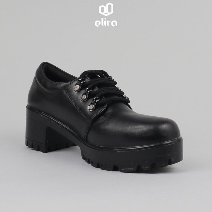 Elira Jojo Black Sepatu Pantofel Wanita