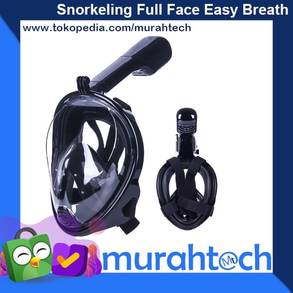 Snorkel Full Face / Snorkeling Full Face / Diving Mask Easy Breath