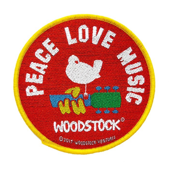 TERBARU WOODSTOCK 69 WOVEN PATCH