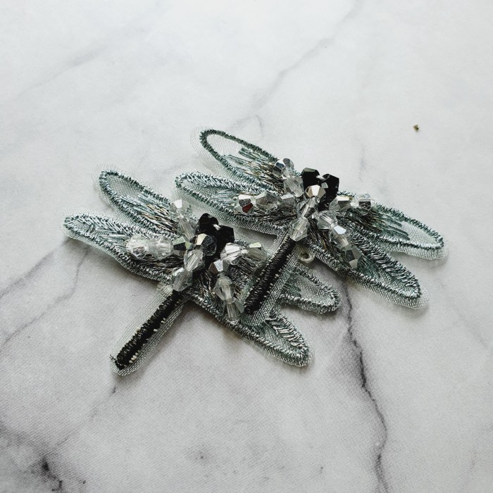 TERLARIS Aplikasi Bordiran Capung Patch 3D - APBOR220