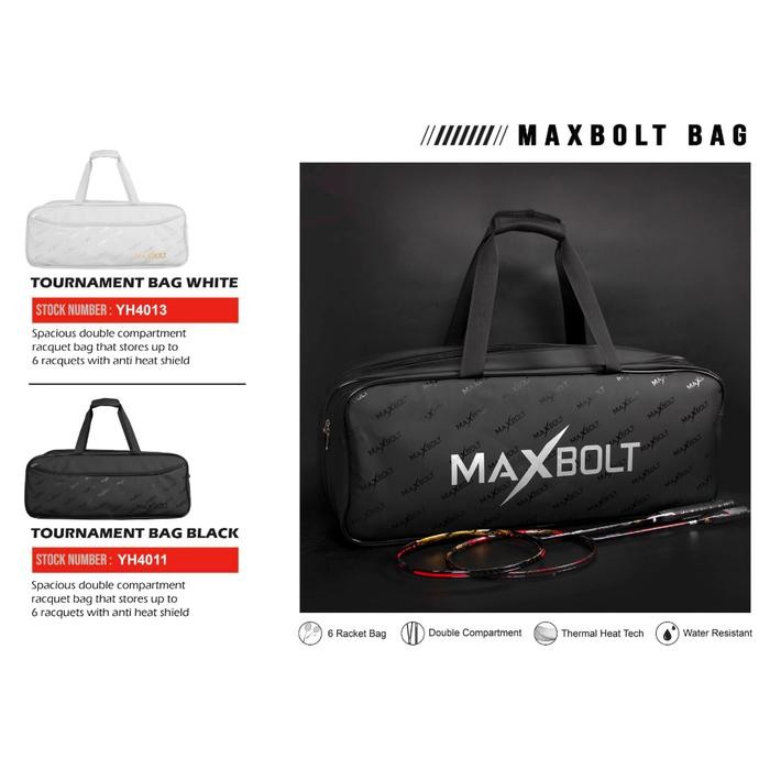 Terbaru Tas Badminton Petak Maxbolt Square Yh4013 Yh4011 Yh 4013 4011 Best Seller