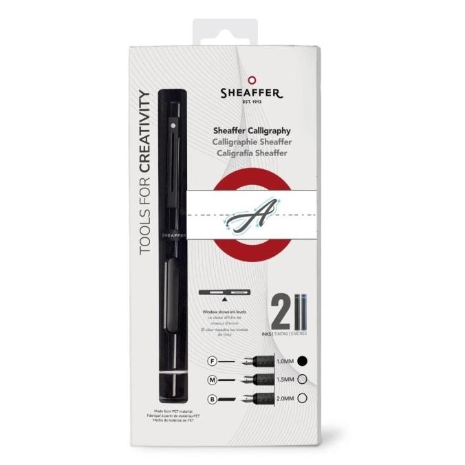 

Sheaffer Calligraphy Matte Black Fountain Pen With Black Cap And Matte Black Trim In Hangsell - Fine Haditunggal07