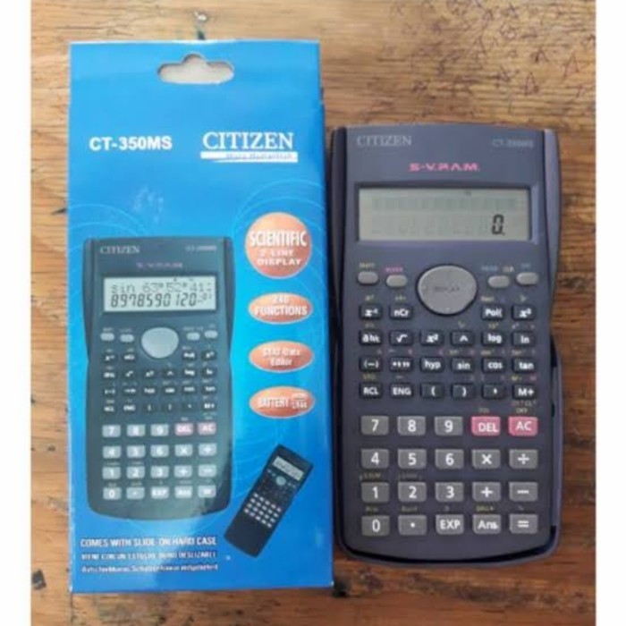 Kalkulator Ilmiah CITIZEN FX 350MS Scientific Calculator CT 350MS