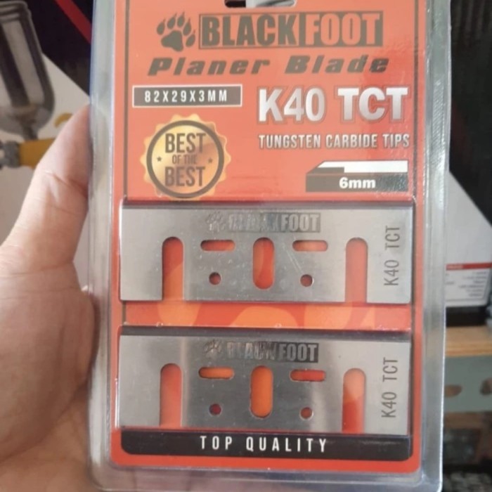 """] BLACKFOOT K40 PLANER BLADE MATA PISAU PLANER TCT HIGH QUALITY