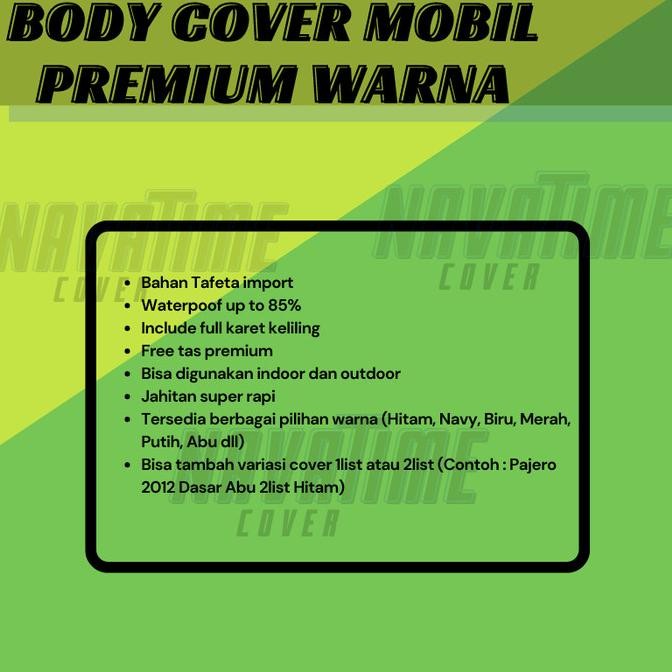 Toyota Corona Cover Sarung Mobil Toyota Corona 1978 s/d 2001 Terlaris