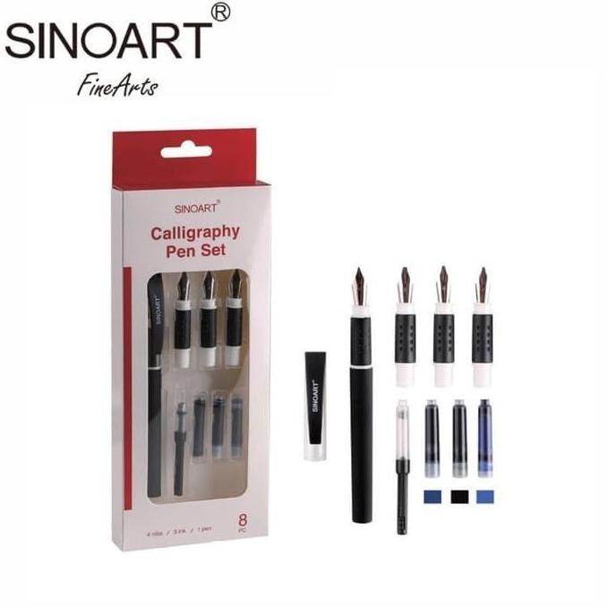 

PROMO! Pena Kaligrafi Sinoart Calligraphy Fountain Pen Set