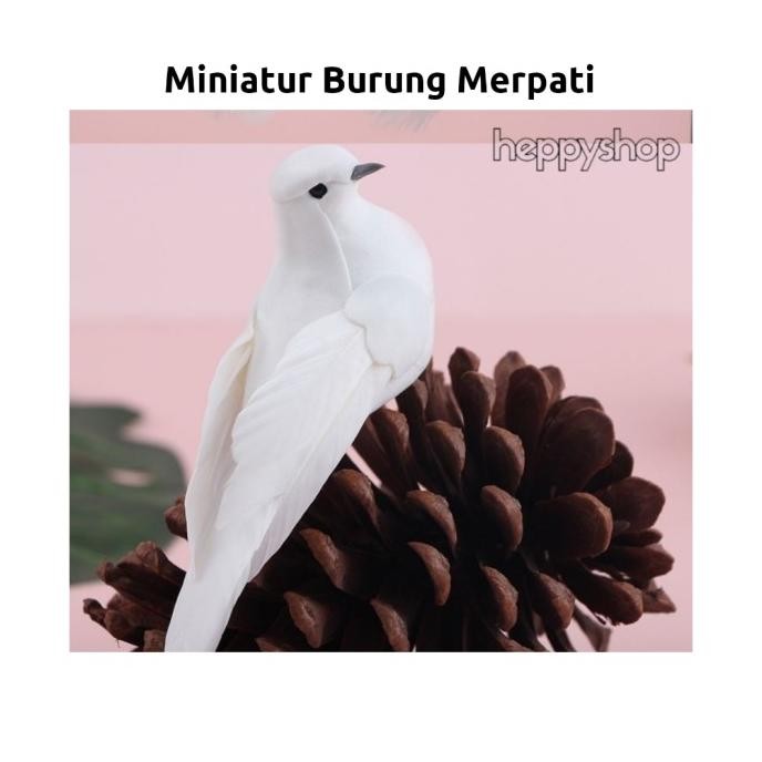 ------] Miniatur Burung Merpati, Hiasan Burung Merpati Putih