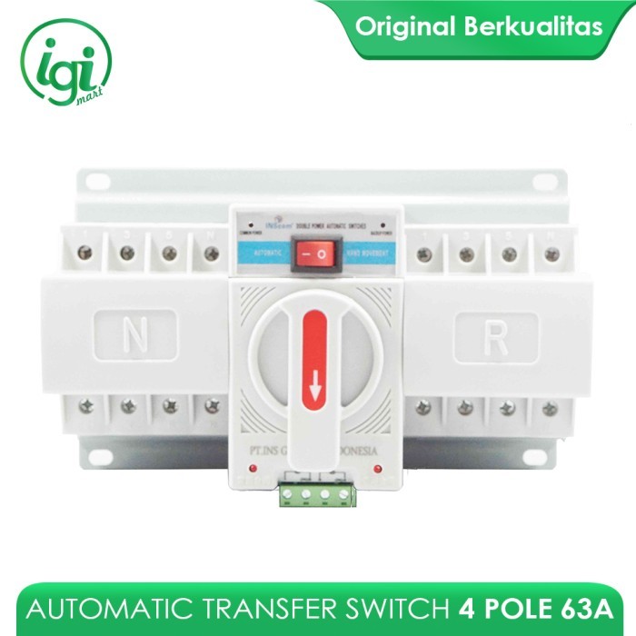 Automatic Switch Transfer Ats 4P 63A / Cos Change Over Switch Mcb Type