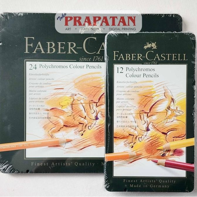 

@=@=@=@=] Pensil Warna Faber Castell Polychromos Tin Case | Color Pencils | Finest Artist Quality