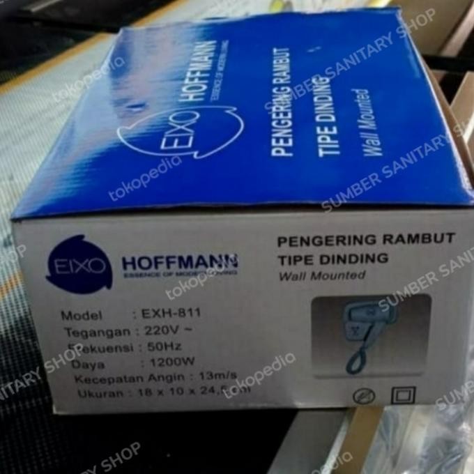 HAIR DRYER WALL MOUNTED HOFFMANN HFM 811 / PENGERING RAMBUT HOFFMANN Terlaris