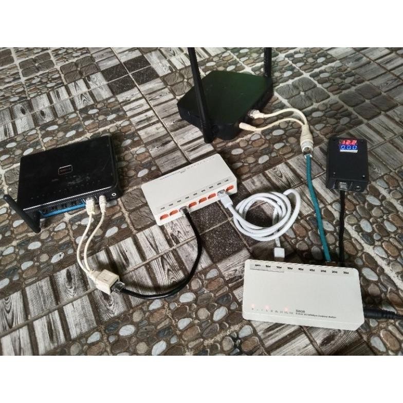 VIRAL switch totolink s808 modif POE input 9-48volt/60Volt Oy58
