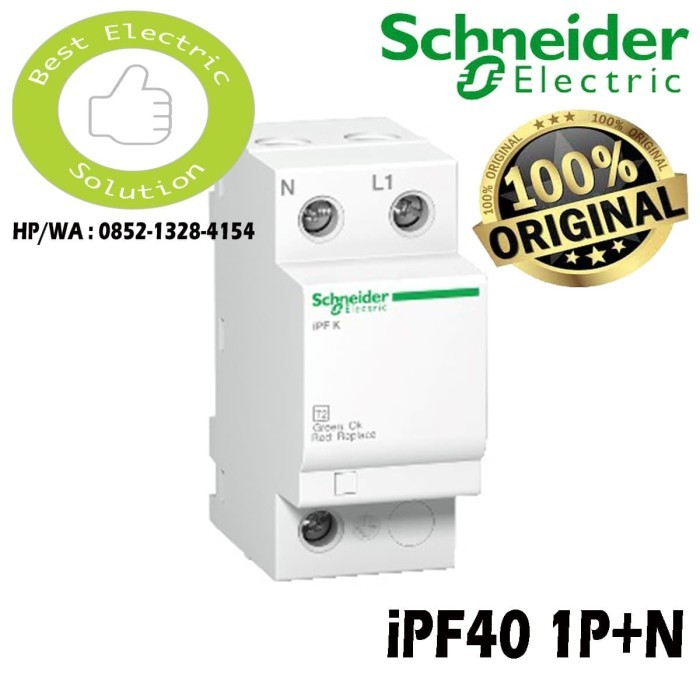Schneider Surge Arrester / Ipf40 / A9L15687 / Arrester Ipf-40 1P+N