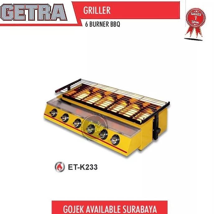Produk Terbaik] Kompor / Alat Panggang / Bakar Sosis / Jagung / Sate Getra 6 Tungku