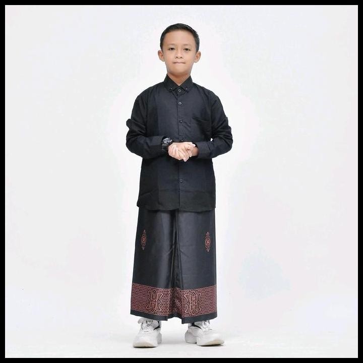 Terlaris Sarung Instan Anak 20Ribuan Usia 3-13 Tahun M Brown Motif Gus Iqdam Batik Pekalongan 12-13 