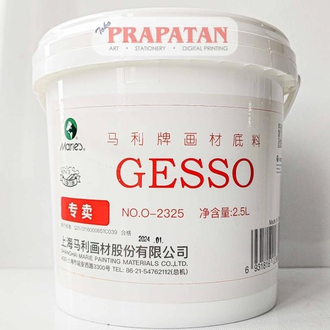 

:<:<:<:<] Maries Gesso 2500ml O-2325 | Medium Kanvas