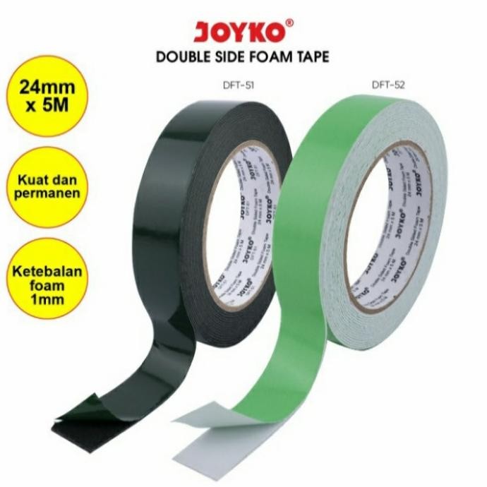 ><><><] Double Sided Foam Tape Pita Busa Dua Sisi, Double Tape Foam Joyko
