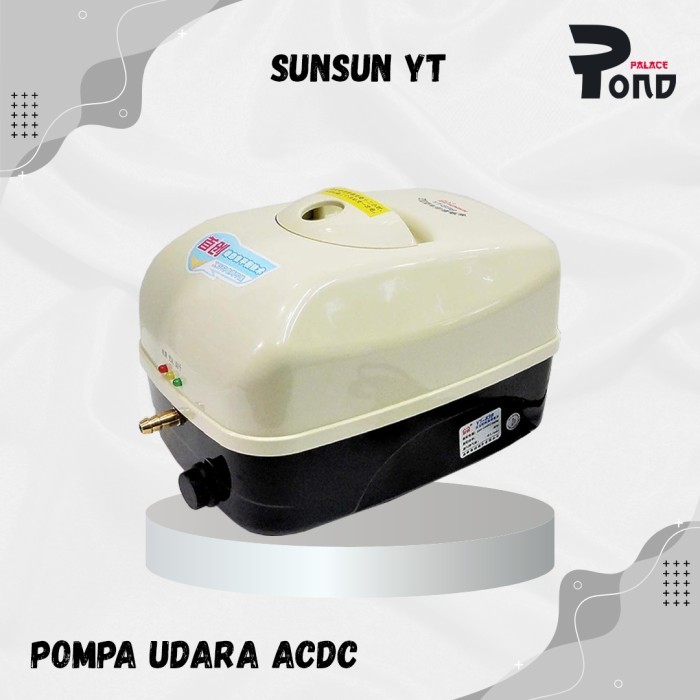 Aerator Kolam Sunsun YT 898 Air Pump AC DC Hi Blow Aerasi Batterai