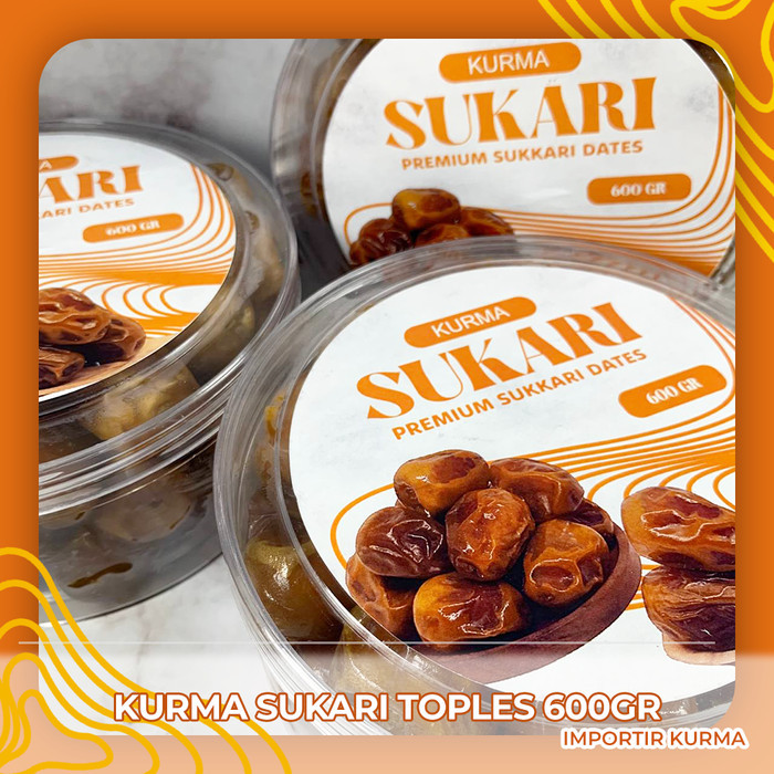 

siap kirim] KURMA SUKARI AL-QASSIM GRADE A BASAH KEMASAN TOPLES 600gr PREMIUM