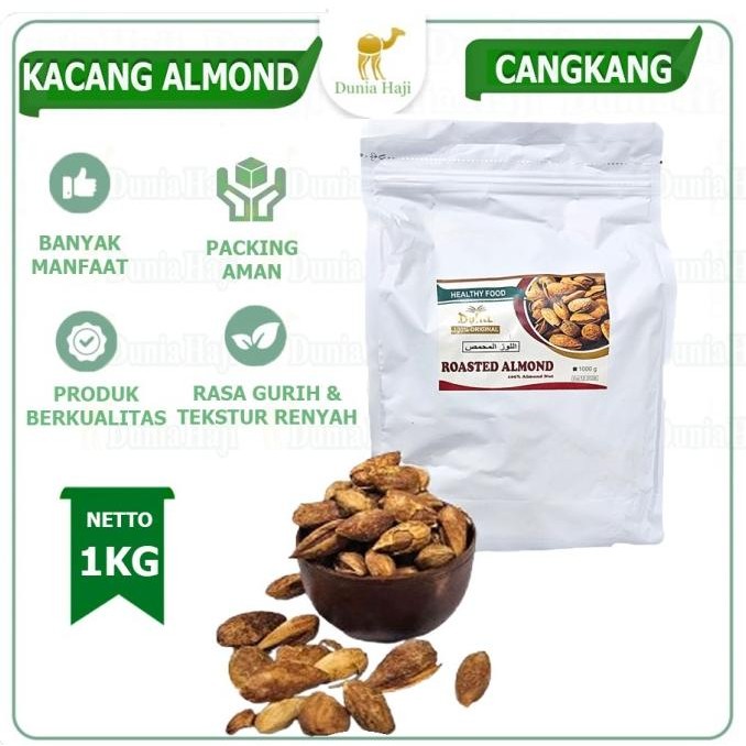 

Kacang Almond Roasted ( Kacang Panggang ) In shell USA /Kg Murah the best