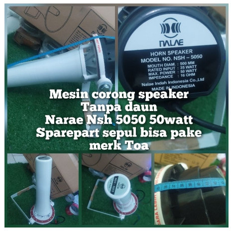 Boom Sale Mesin Nsh-5050B Saja / Tanpa Corong Bisa Untuk Modifikasi Corong Toa Lama Sudah Di