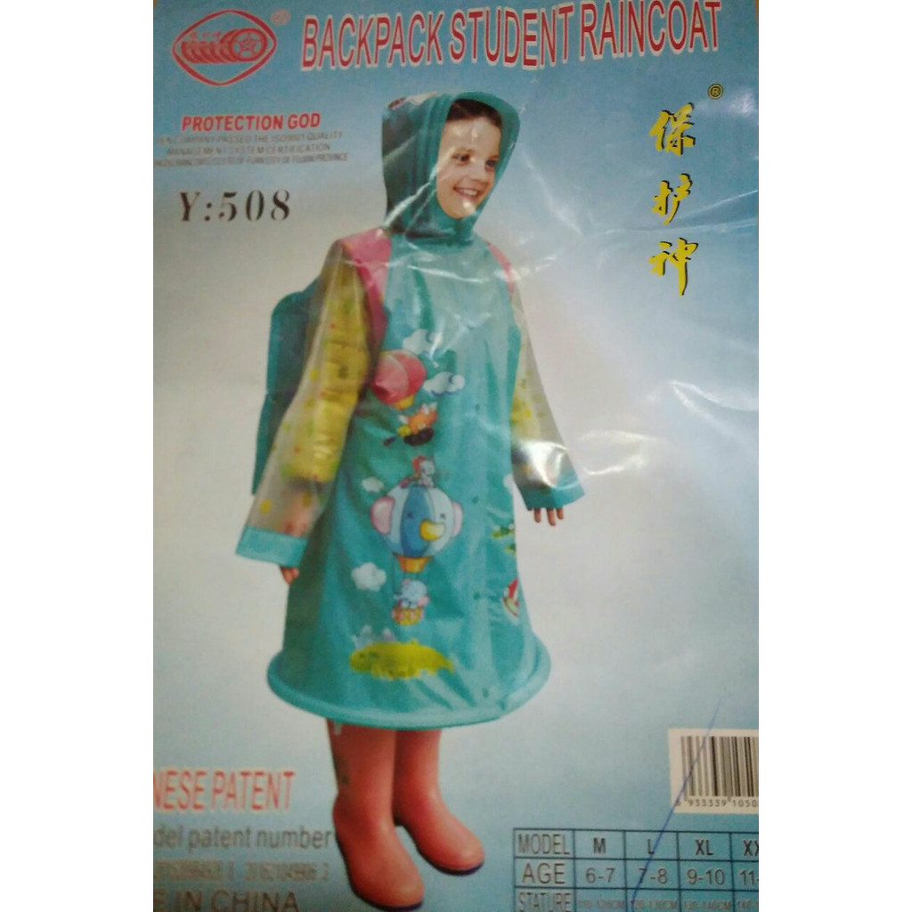 JAS HUJAN ANAK TERUSAN # RAINCOAT IMPORT READY YAA