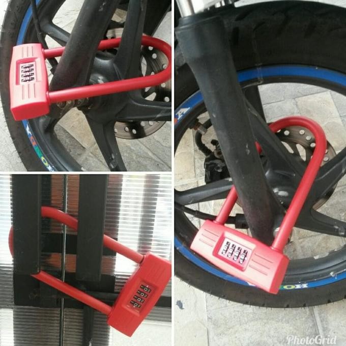 KUNCI GEMBOK MOTOR ANTI MALING PAKAI PASWORD GEMBOK PAGAR PIN PASWORD