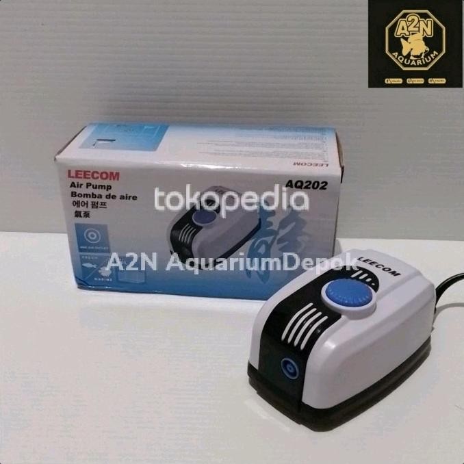 LEECOM AQ202 AERATOR 1 LUBANG POMPA UDARA AQUARIUM SUPER SILENT