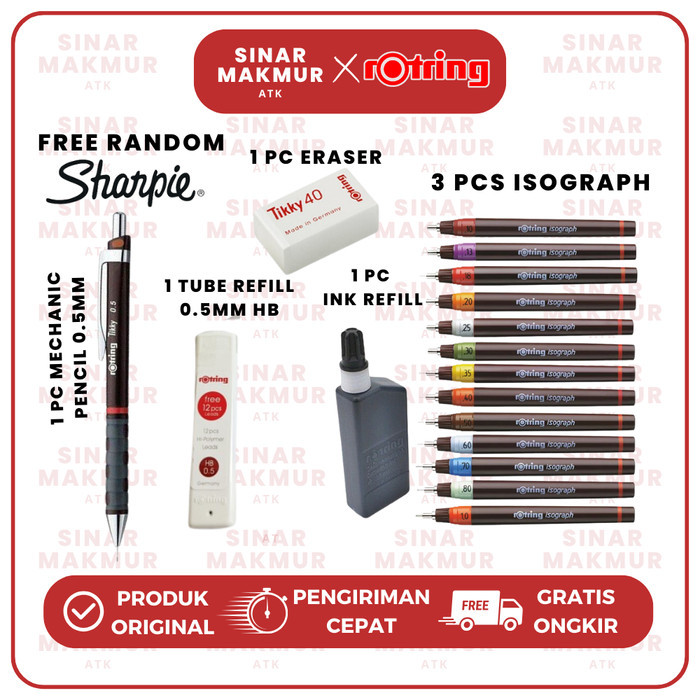 

PROMO! College Set Rapido Isograph Eco Pack Rotring (Set)