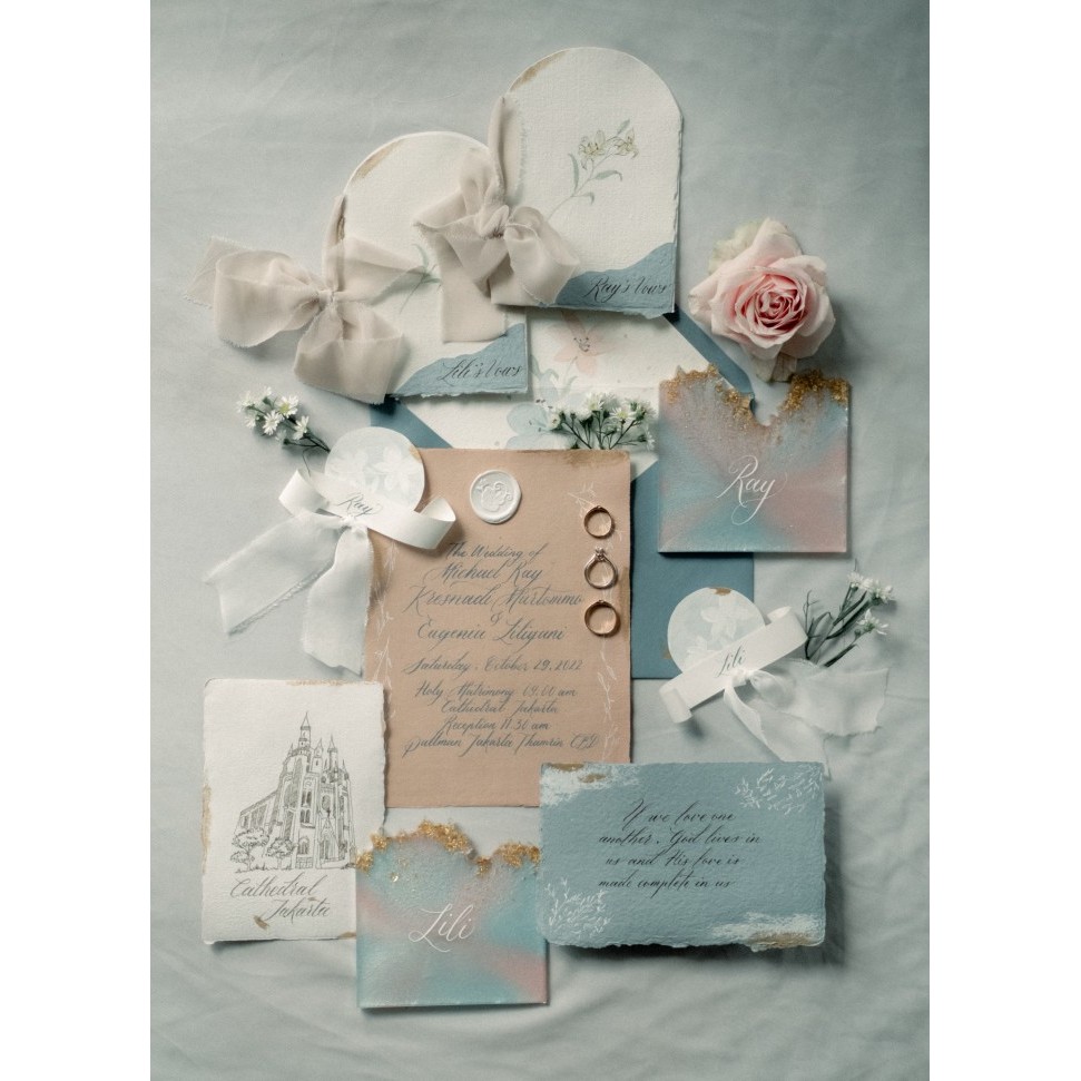 

HOT SALE! WEDDING INVITATION CALLIGRAPHY SET / WEDDING STATIONERY / KEEPSAKE