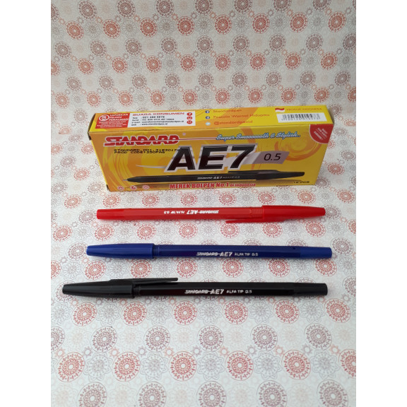 

CUCI GUDANG PEN PENA PULPEN BOLPEN STANDARD AE7/BALPOIN STANDAR AE-7 KODE 1193