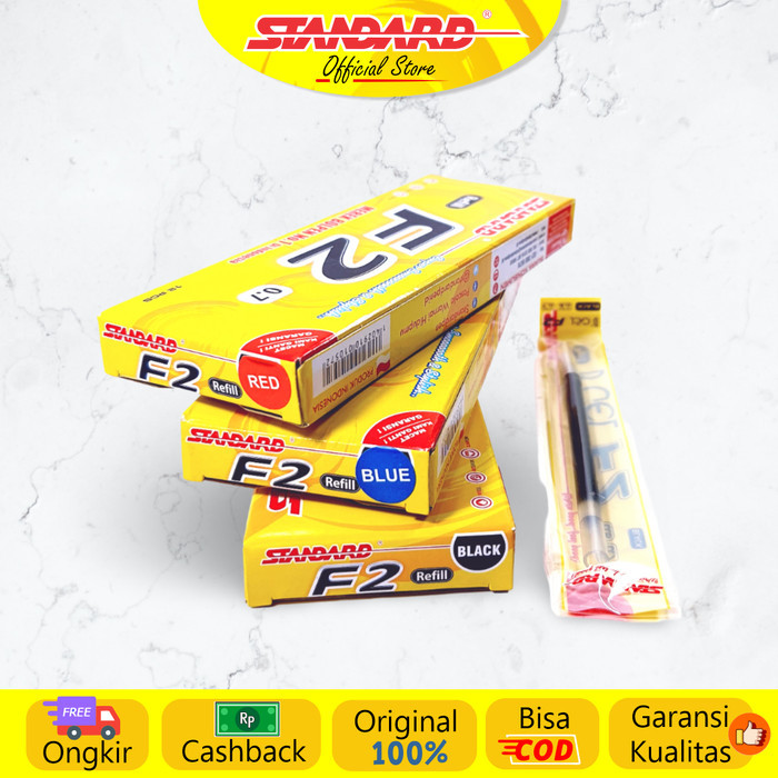 

PROMO STANDARD PEN REFILL F2 0.7 (ISI TINTA PULPEN) KODE 597