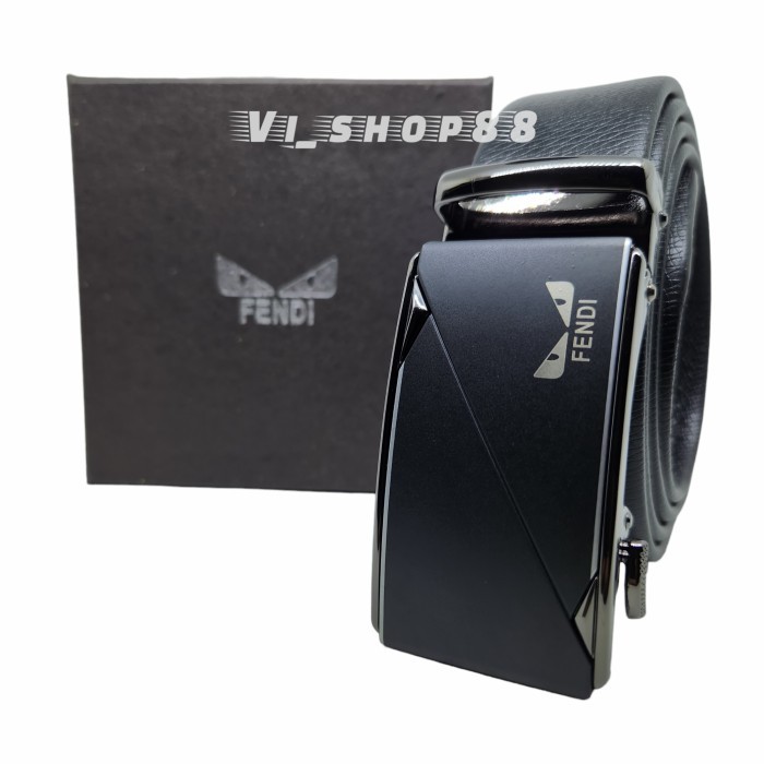 Ikat Pinggang Pria Kulit Asli Gesper Resleting Sabuk import