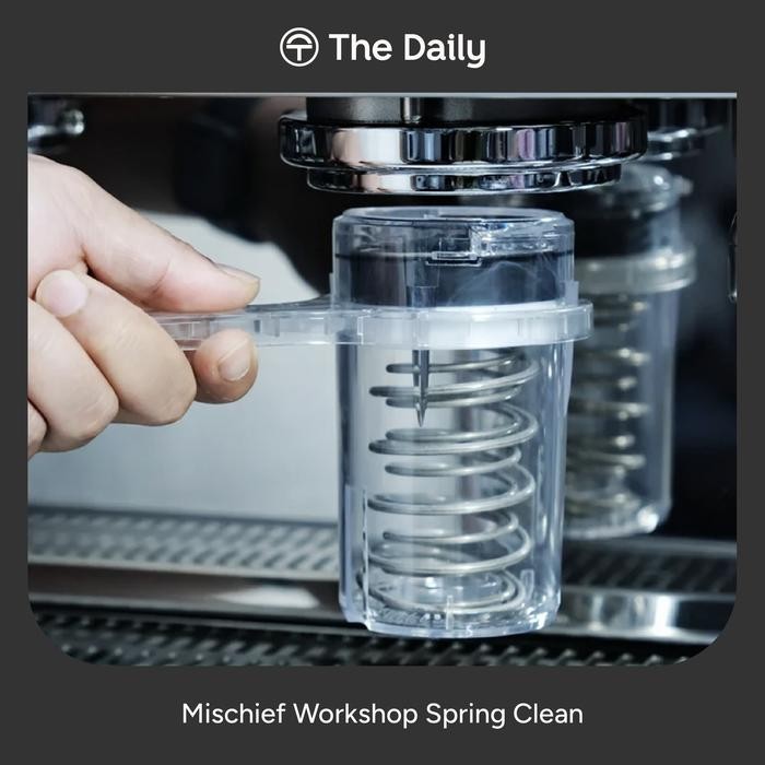 Mischief Spring Clean Espresso Machine Cleaner - Alat Pembersih Mesin Espresso E61 LaMarzocco