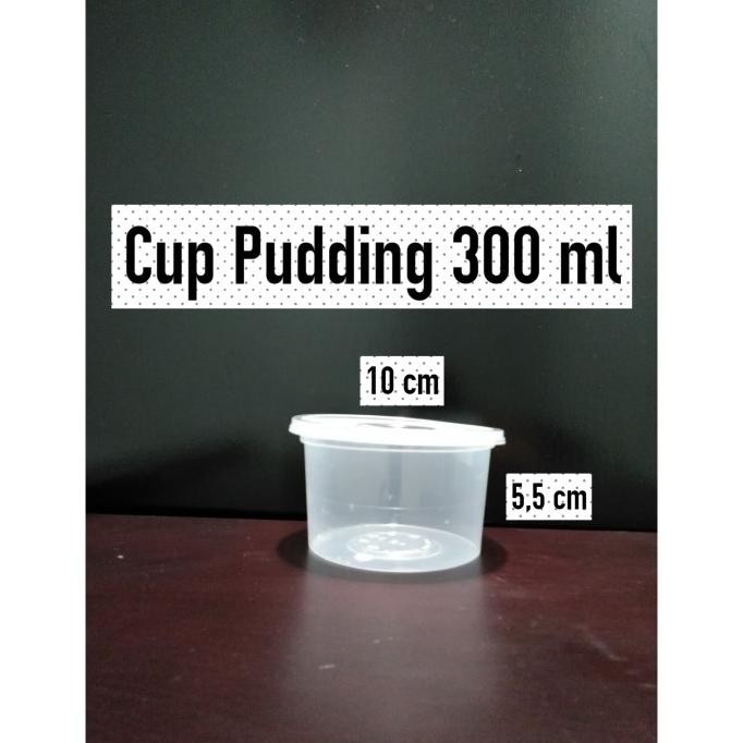 Silahkan Order] Cup Pudding 300 ml, Cup Plastik