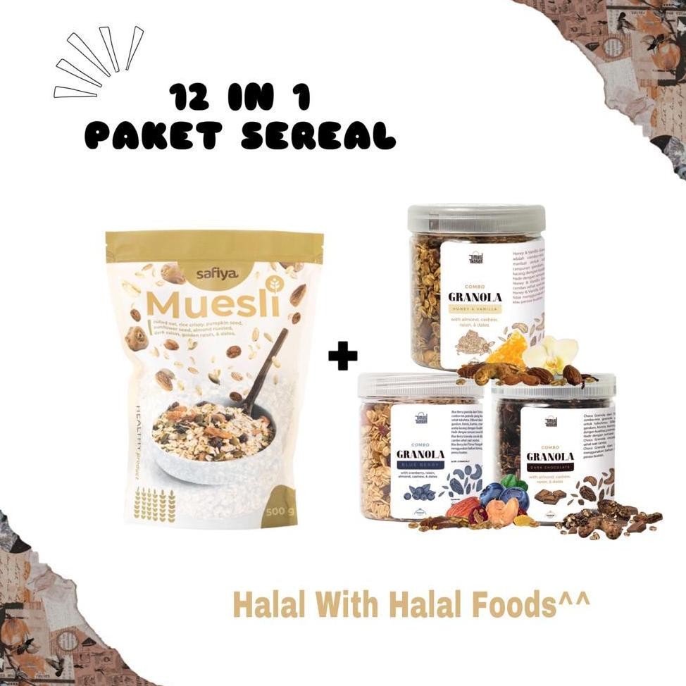 

Ereal Paet Mueli Gram Afiya Granola Atau 250 G Timur Tengah With Almond For Healthy