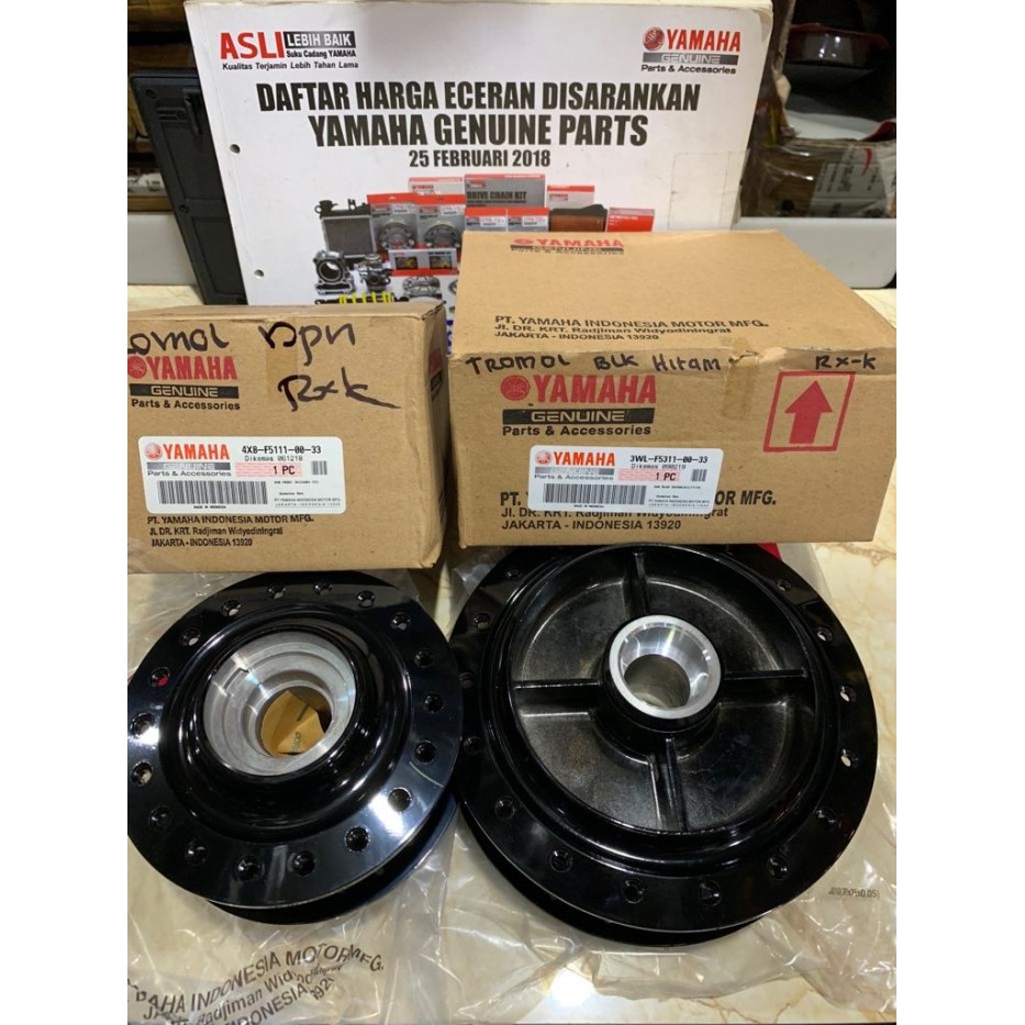 Tromol Depan Dpn Blk Belakang Set Rxk Rx King Asli Ori Yamaha