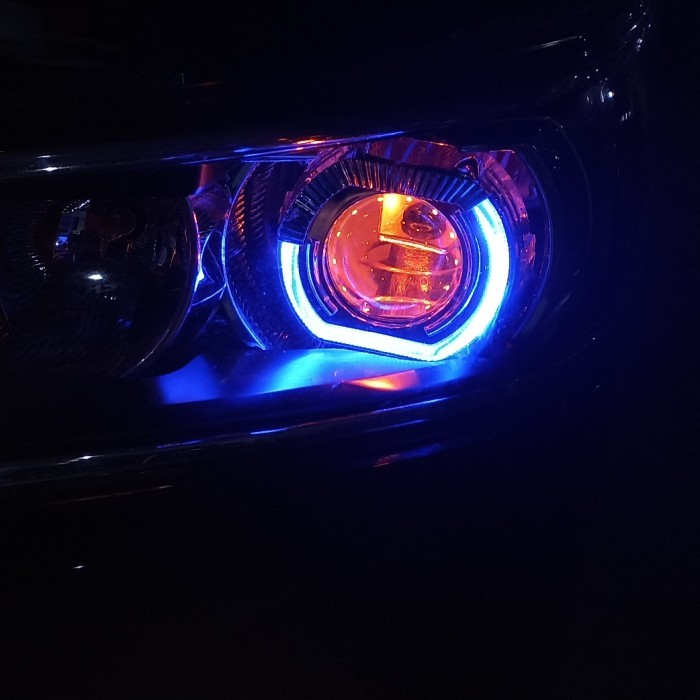 Custom Led Devil Lampu Motor