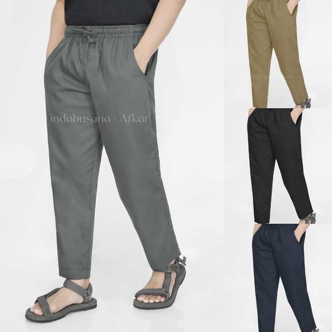 Celana Sirwal Pensil Slim Fit Pria Simpel Kasual SBA AFKAR New