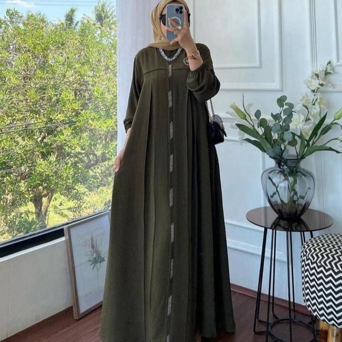 Gamis Crinkle Payet Terbaru Busui Gamis Terbaru Gamis Busui Gamis Crinkle Original