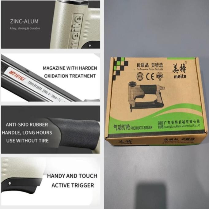

Promo Meite Gun staples MT1016J pneumatic nailer COD