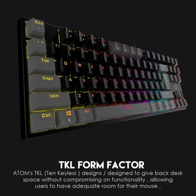 Goodseries| FANTECH ATOM MK876 RGB MECHANICAL Gaming Keyboard