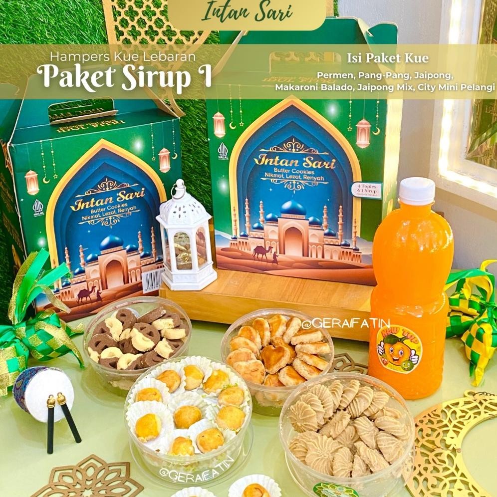 

we-12 GERAIFATIN!! Kue Kering Bellarosa Paket Sirup 4in1 / Kue Lebaran Ramadhan Edisi Masjid / Paket Sirup Satu 4 Kue Kering dibuat tahun 2025 Murah