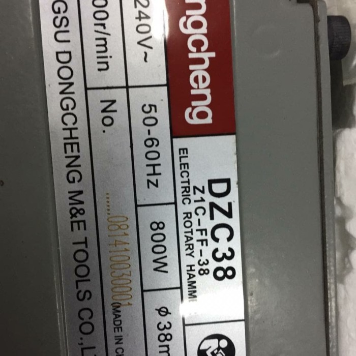 Mesin bor beton Dongcheng DZC 38