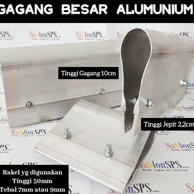 

Promo Gagang Rakel Aluminium Sablon 38 cm Baut Luar COD