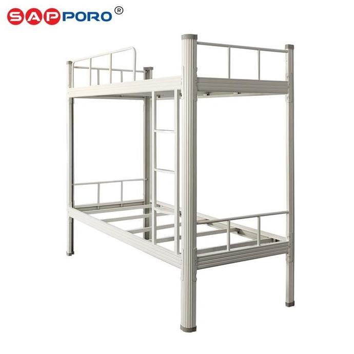 Promo [ RAMADAN SALE ] SAPPORO YURA 90 - Ranjang Susun Besi 2 Tingkat | Divan Susun 2 Tingkat Kasur 