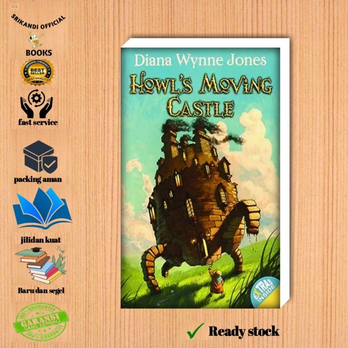 

Most Gifted_versi Eng/Indo_*Buku howl moving castle by Diana wynee jones